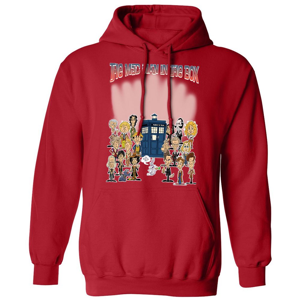 Classic Unisex Hoodie - 572J4F5L - Red - 5