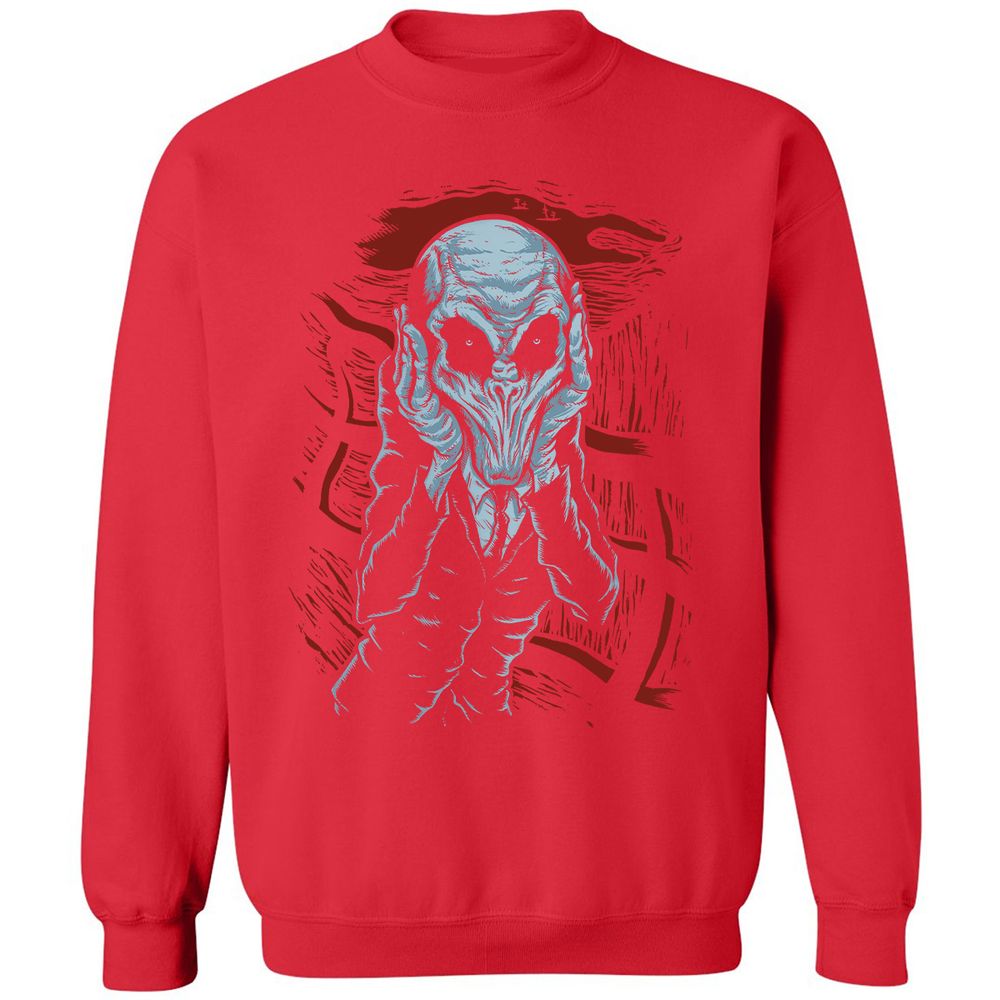 Classic Unisex Sweatshirt - WBZ16K6R - Red - 5