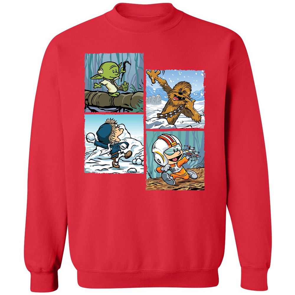 Classic Unisex Sweatshirt - DZU7KJFN - Red - 5