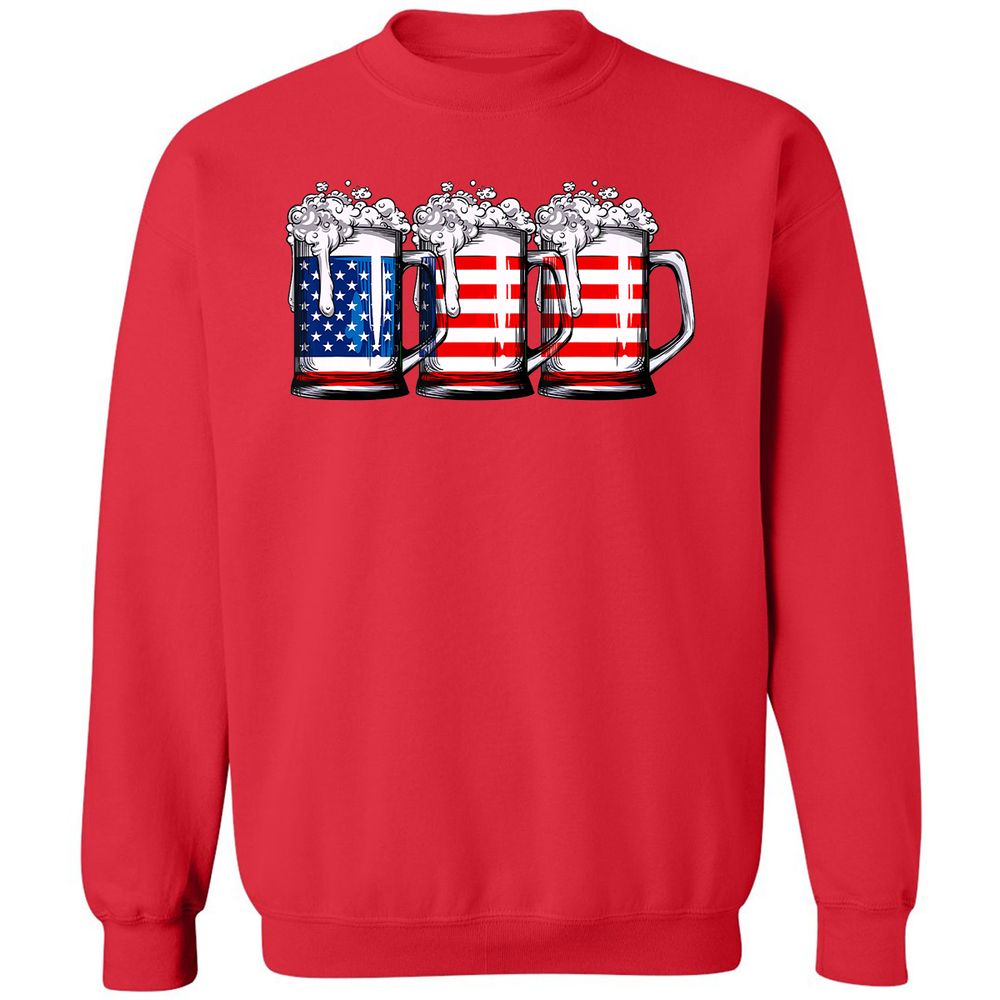 Classic Unisex Sweatshirt - ABRDVGYN - Red - 5