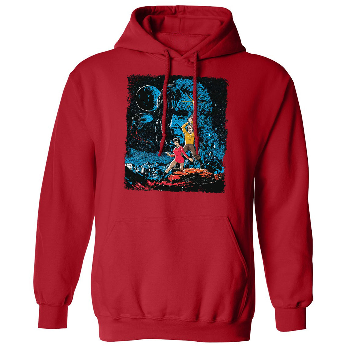 Classic Unisex Hoodie - AMXBF1TB - Red - 5