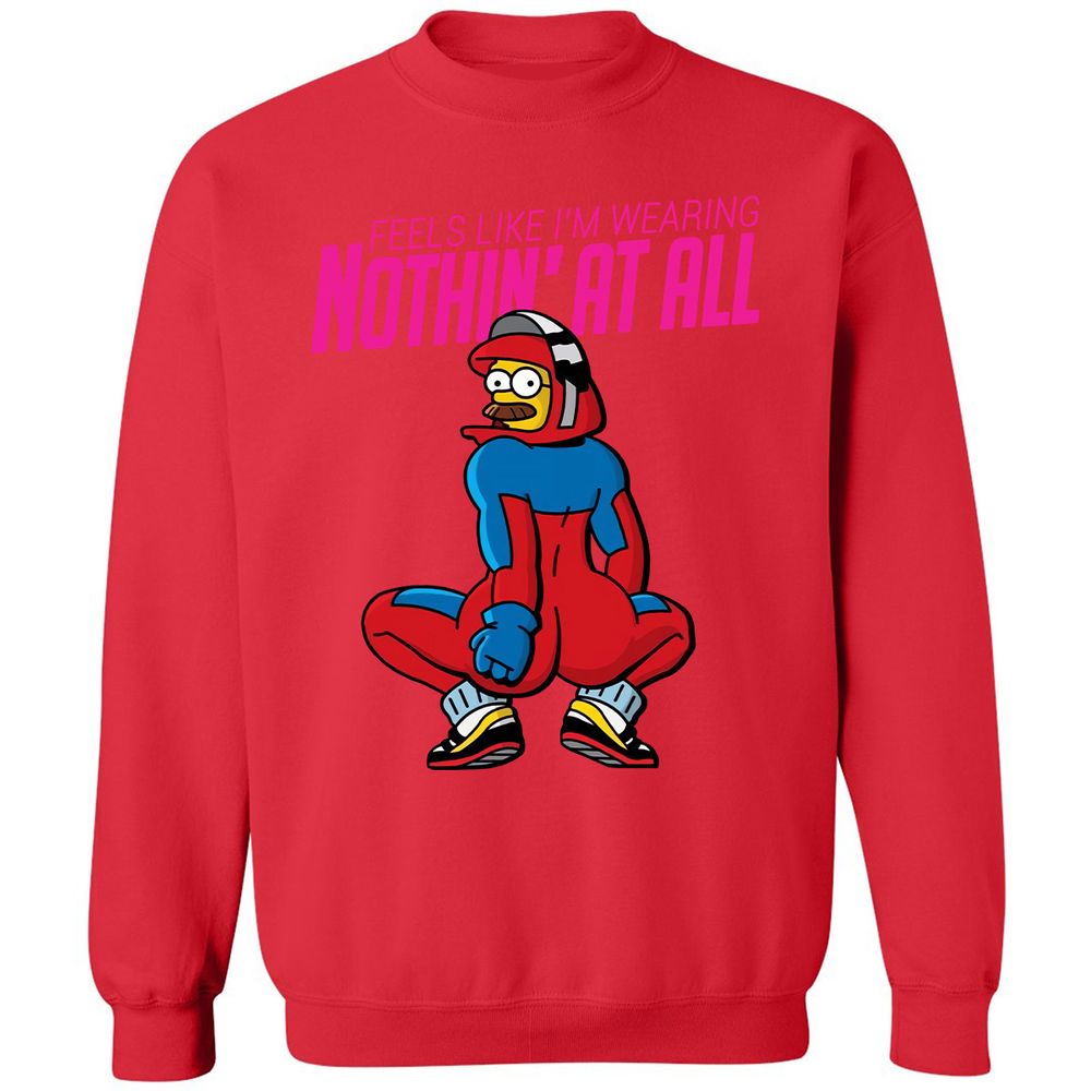 Classic Unisex Sweatshirt - LWBSH1Y3 - Red - 5