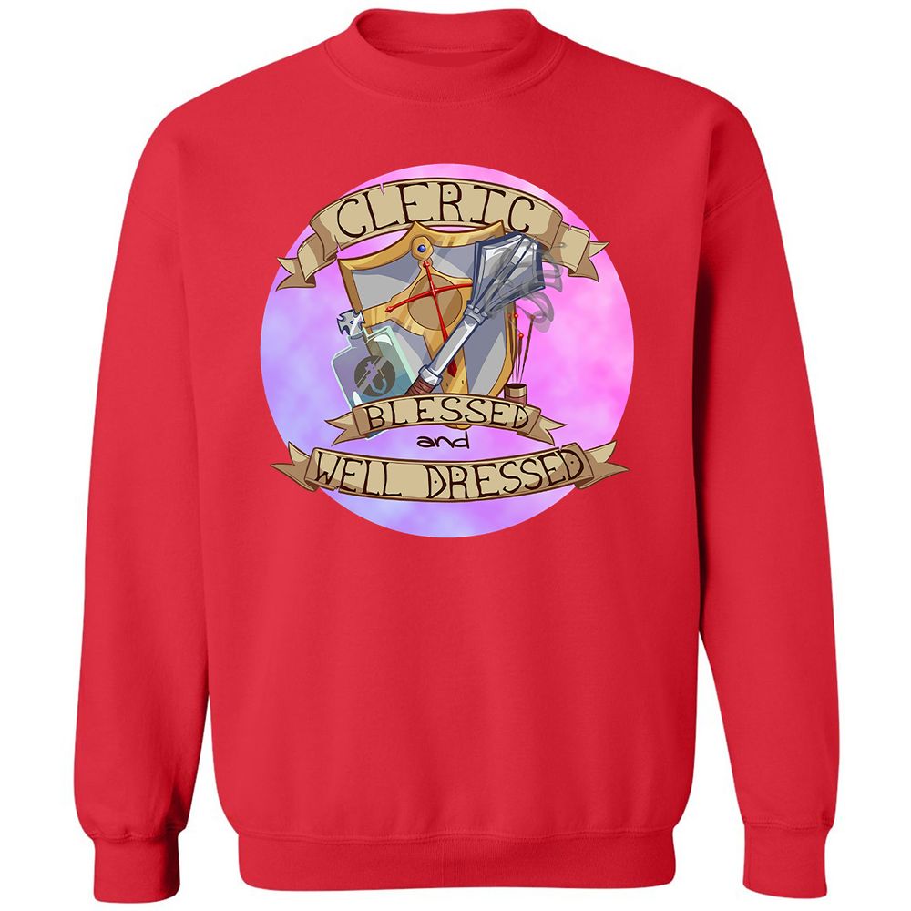 Classic Unisex Sweatshirt - WZAPN6D1 - Red - 5