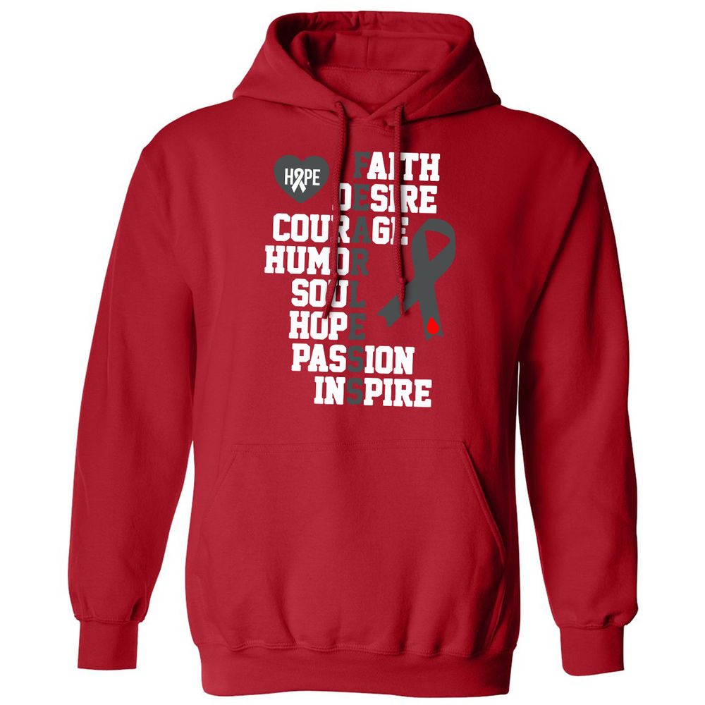 Classic Unisex Hoodie - W91EMD54 - Red - 5