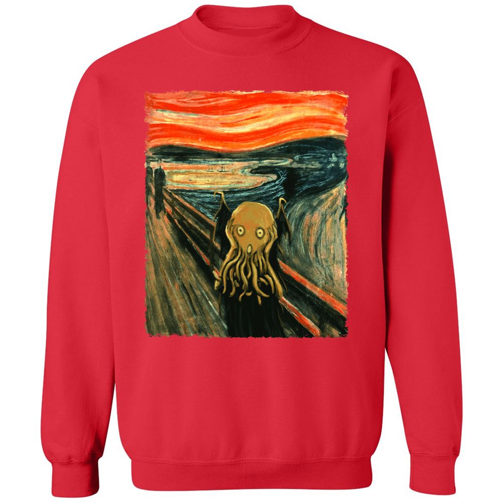 Classic Unisex Sweatshirt - ALZ6KXPZ - Red - 5