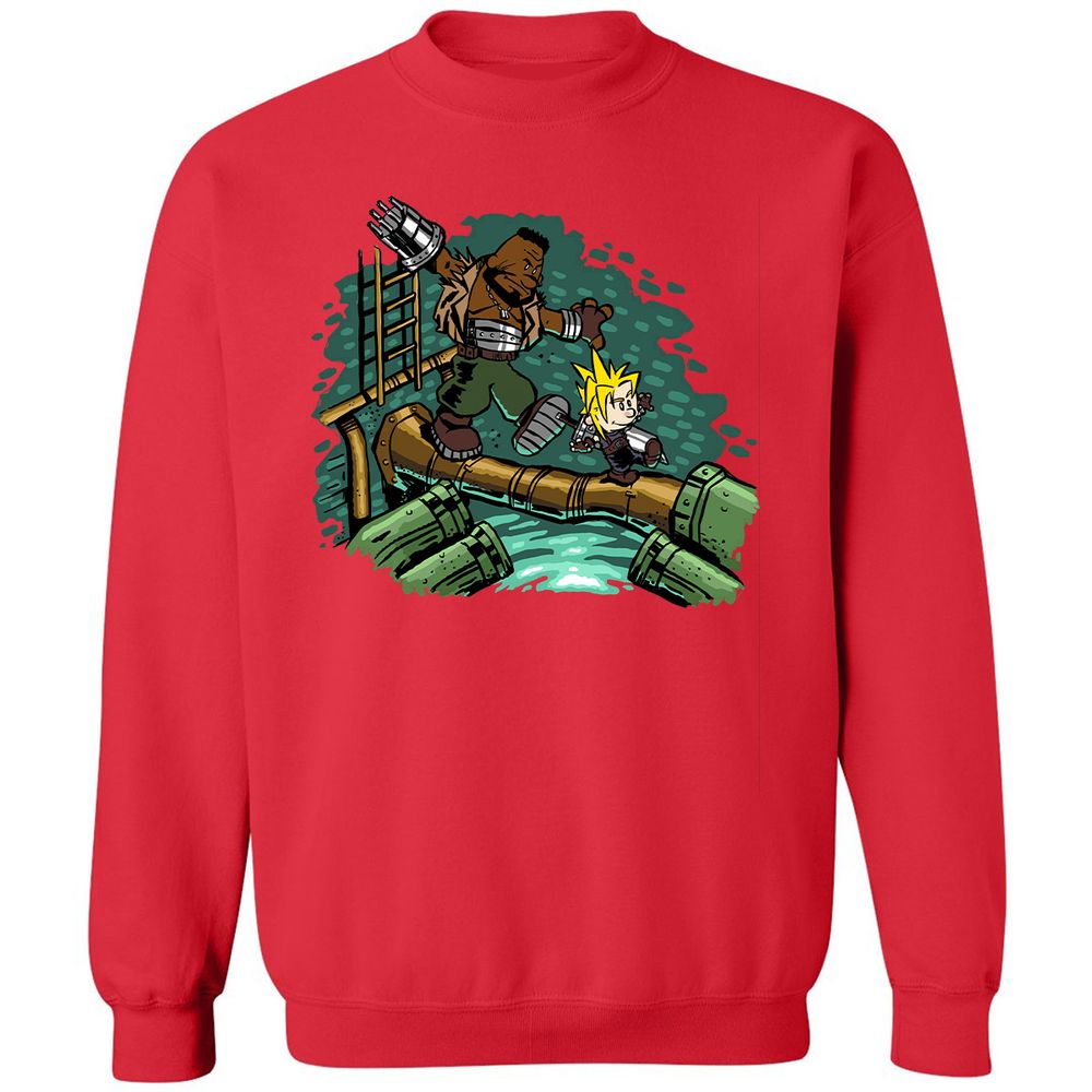 Classic Unisex Sweatshirt - LF2G462Q - Red - 5