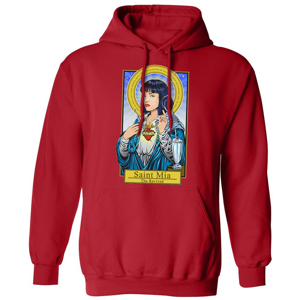Classic Unisex Hoodie - HZ94YMKU - Red - 5