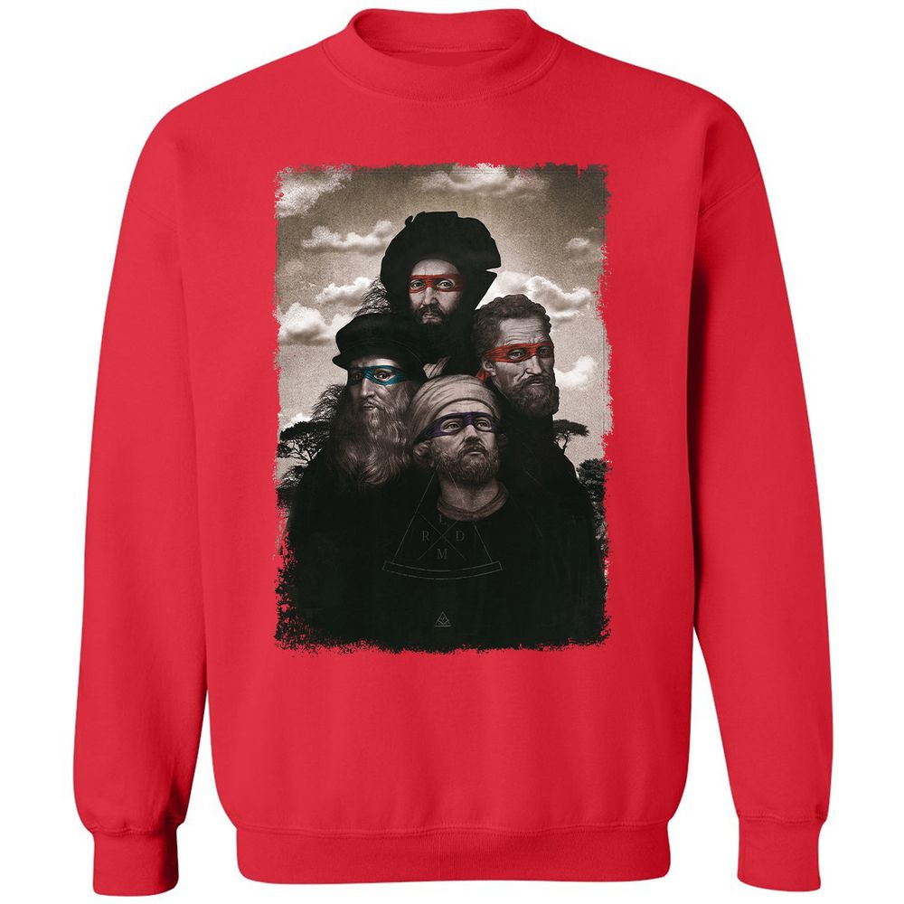 Classic Unisex Sweatshirt - FT2A8PVK - Red - 5