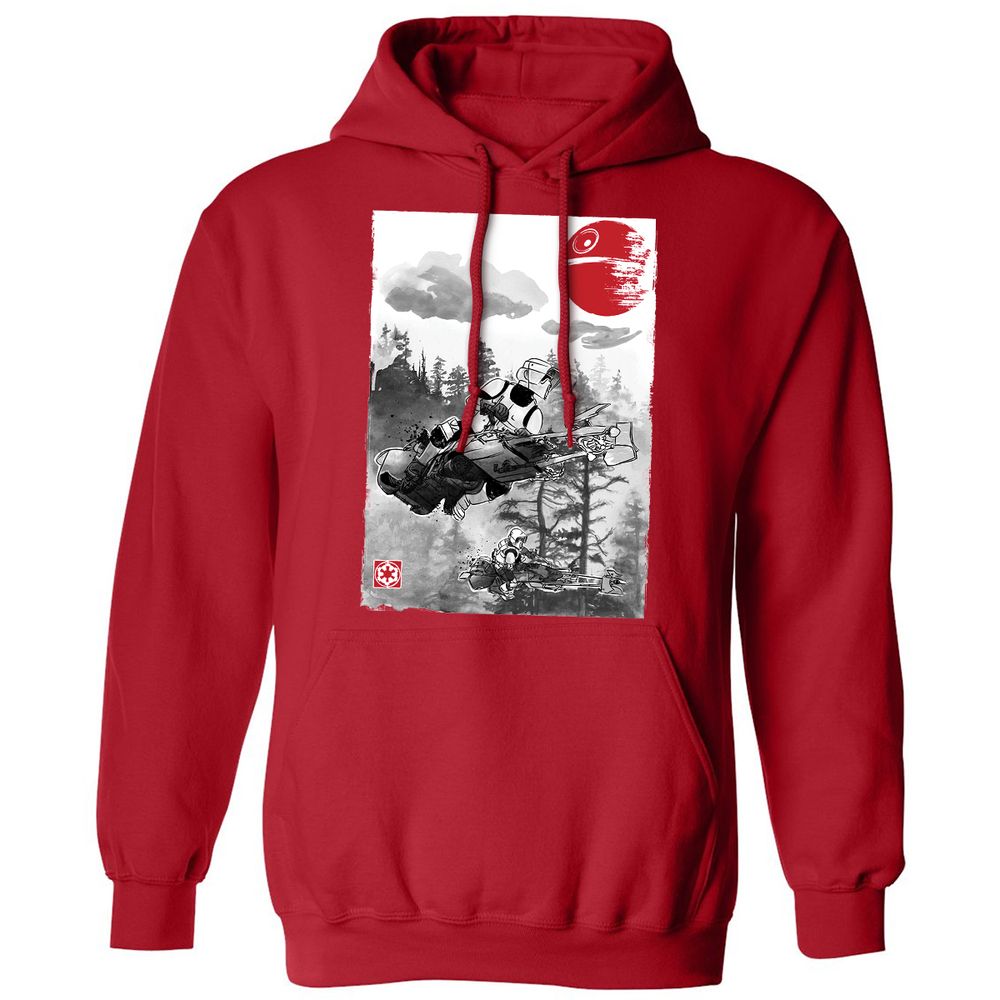 Classic Unisex Hoodie - 6RT749D9 - Red - 5