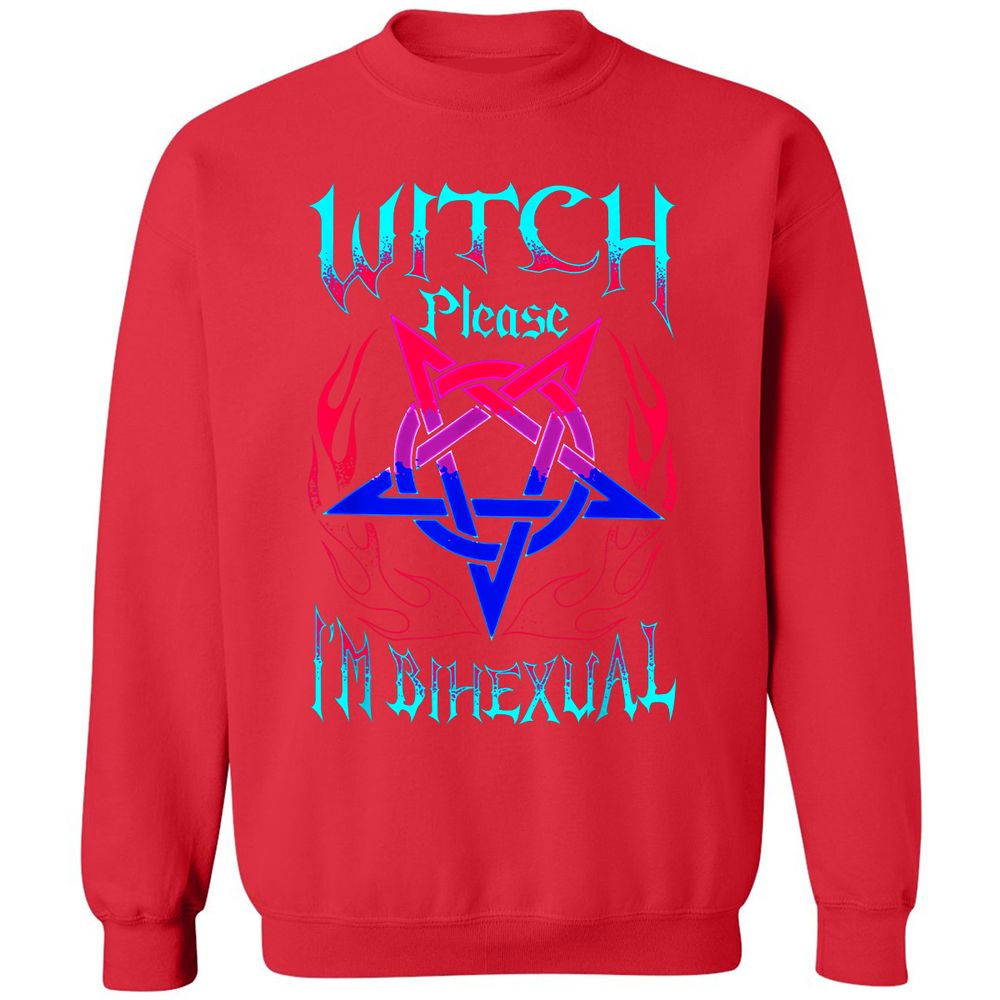 Classic Unisex Sweatshirt - 7UHVCXKW - Red - 5