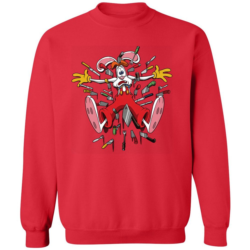 Classic Unisex Sweatshirt - LY1RP7RA - Red - 5