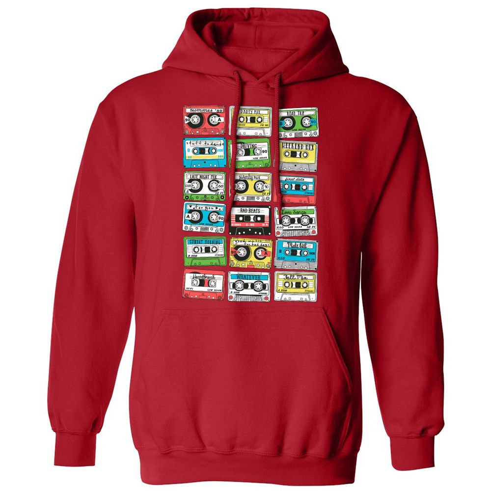 Classic Unisex Hoodie - TNC26W8F - Red - 5
