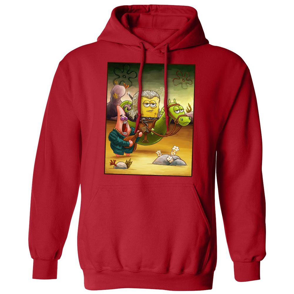 Classic Unisex Hoodie - RG2PEGPR - Red - 5