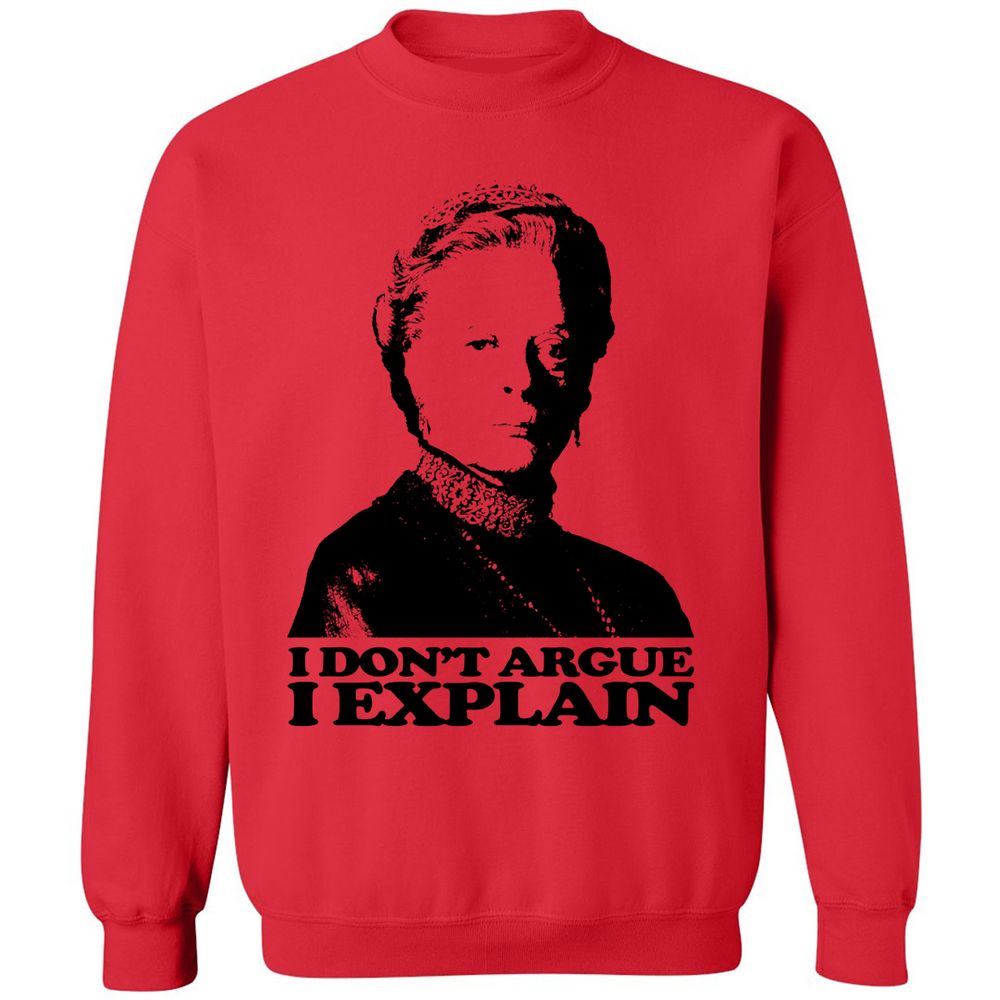 Classic Unisex Sweatshirt - 6ZX98TNY - Red - 5
