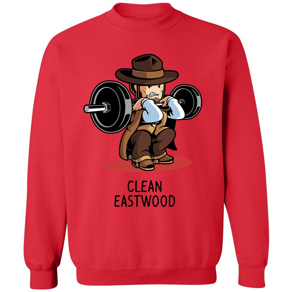 Classic Unisex Sweatshirt - EHCJ6HHW - Red - 5