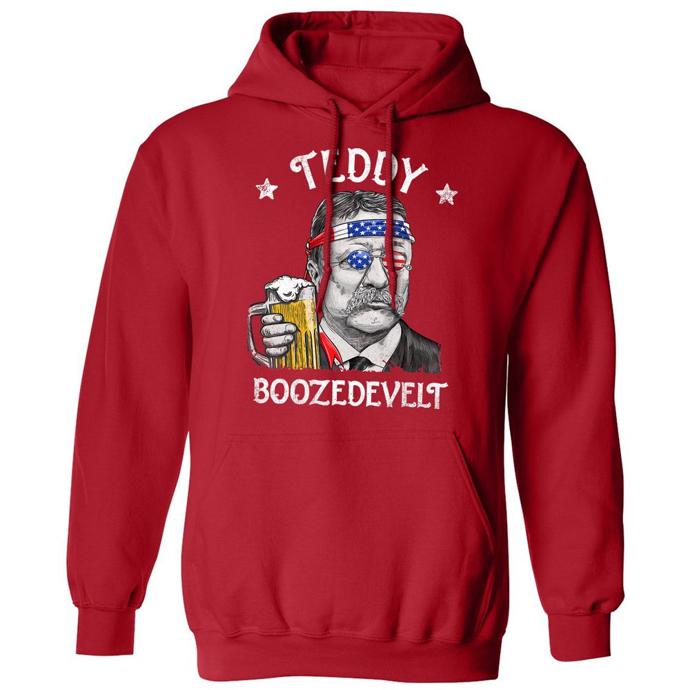 Classic Unisex Hoodie - PE77CMAU - Red - 5
