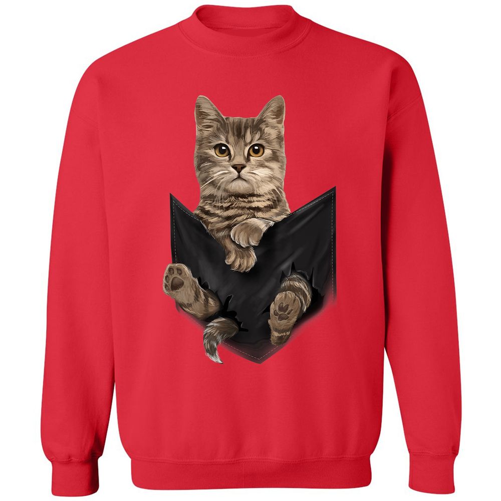 Classic Unisex Sweatshirt - 7RU9M2ZM - Red - 5