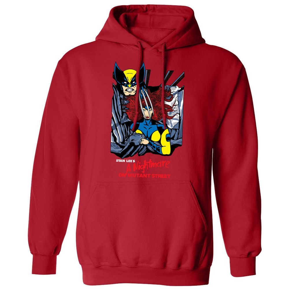 Classic Unisex Hoodie - 1NBXF49E - Red - 5