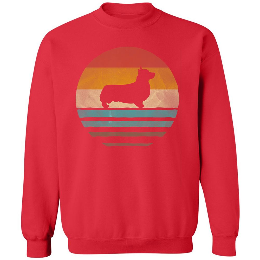 Classic Unisex Sweatshirt - 5C6ZUHNM - Red - 5
