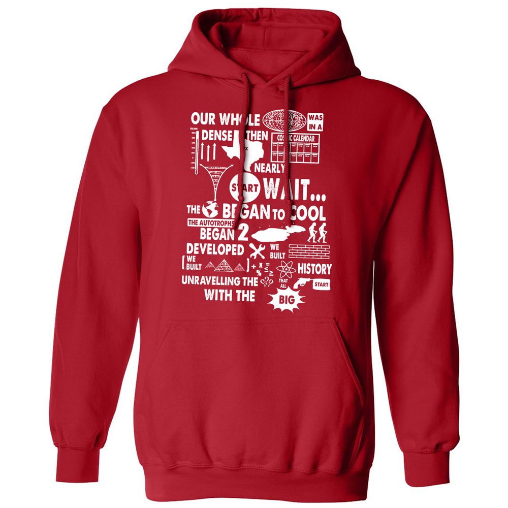 Classic Unisex Hoodie - UXTWLW9A - Red - 5