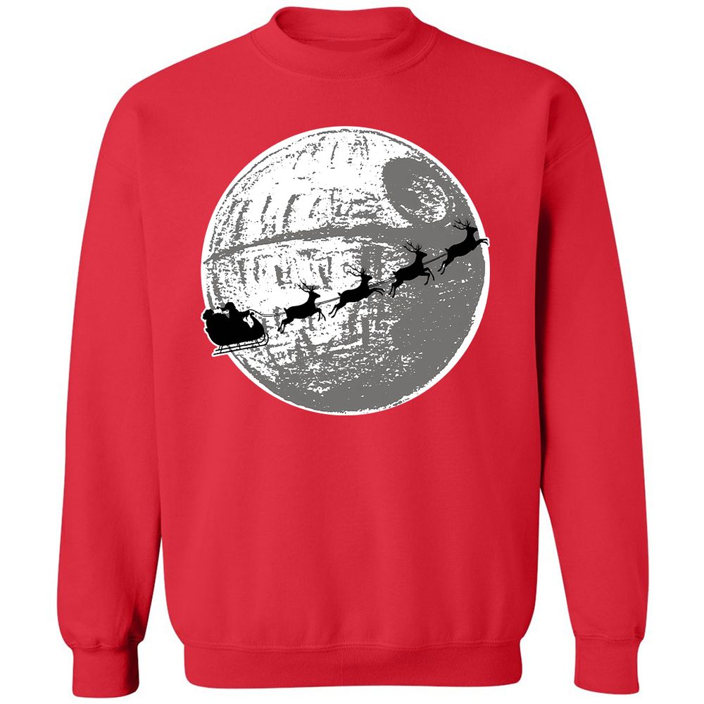 Classic Unisex Sweatshirt - 7P6Y1VH4 - Red - 5