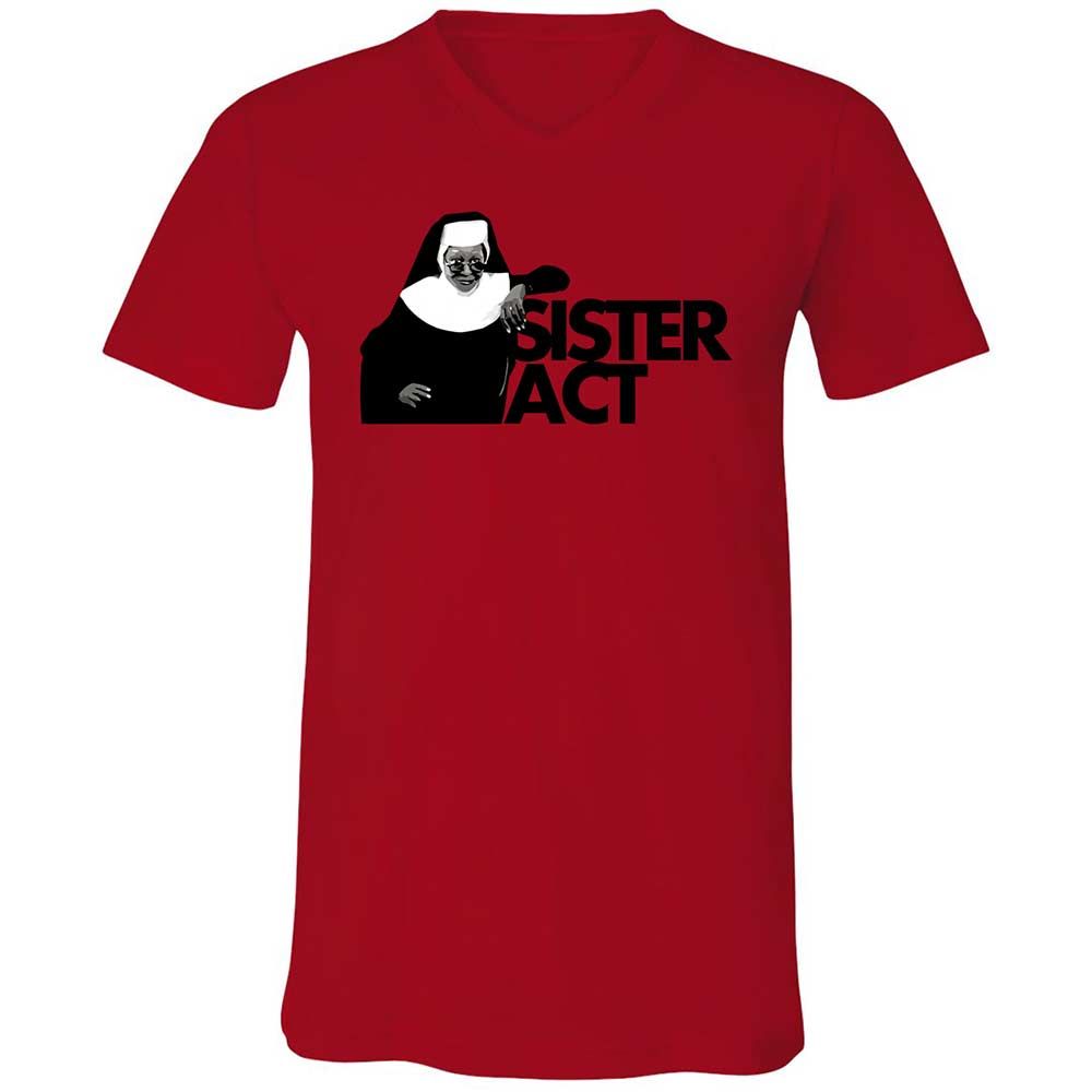 Unisex V-Neck T-Shirt - S88SBL5V - Red - 5