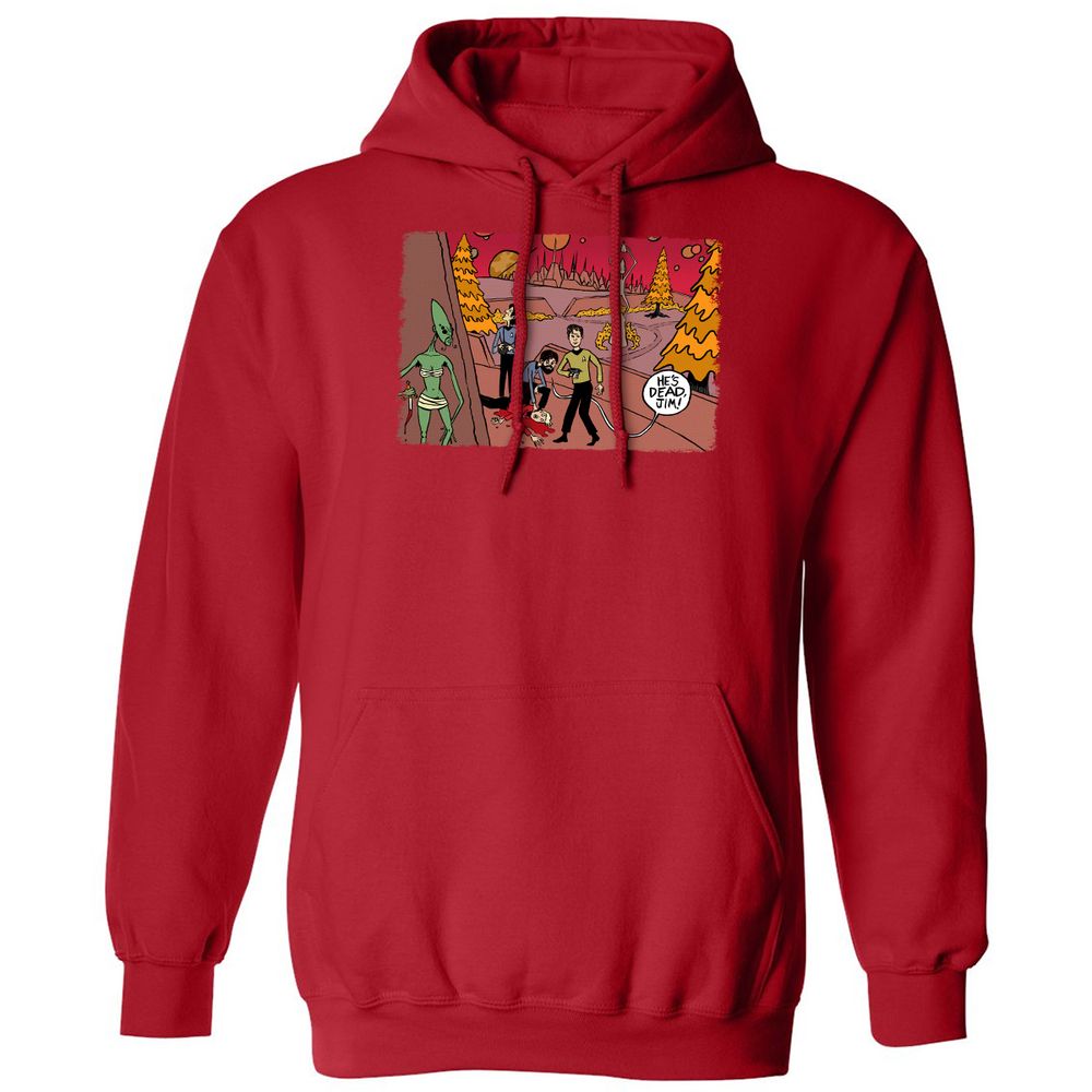 Classic Unisex Hoodie - 3C92R79C - Red - 5
