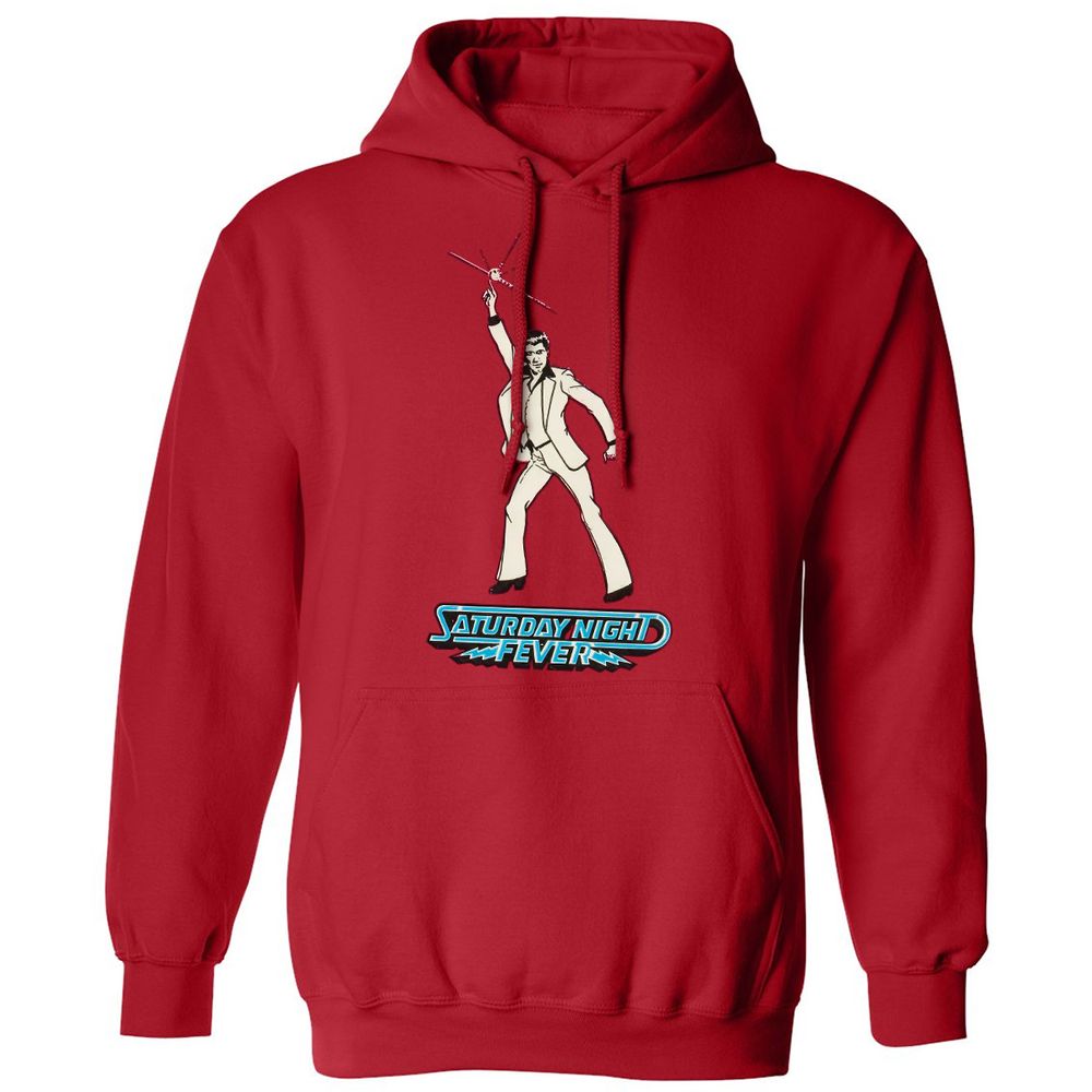 Classic Unisex Hoodie - EKJHDQJP - Red - 5