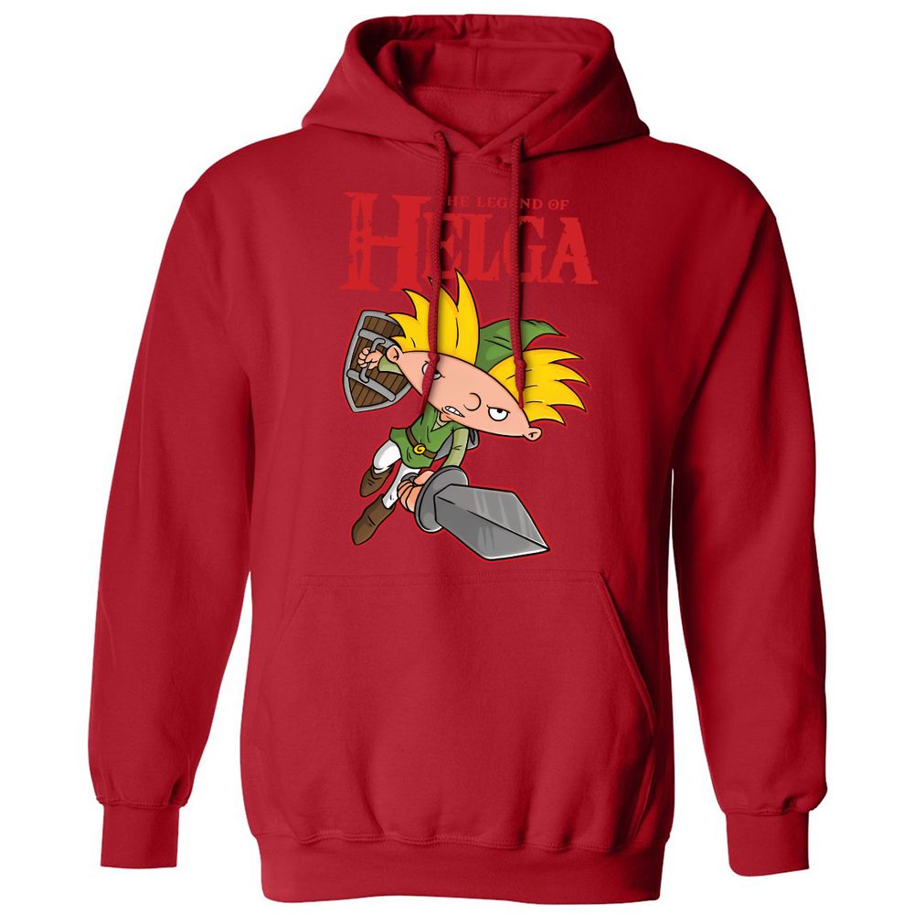 Classic Unisex Hoodie - TN8PBZ3F - Red - 5