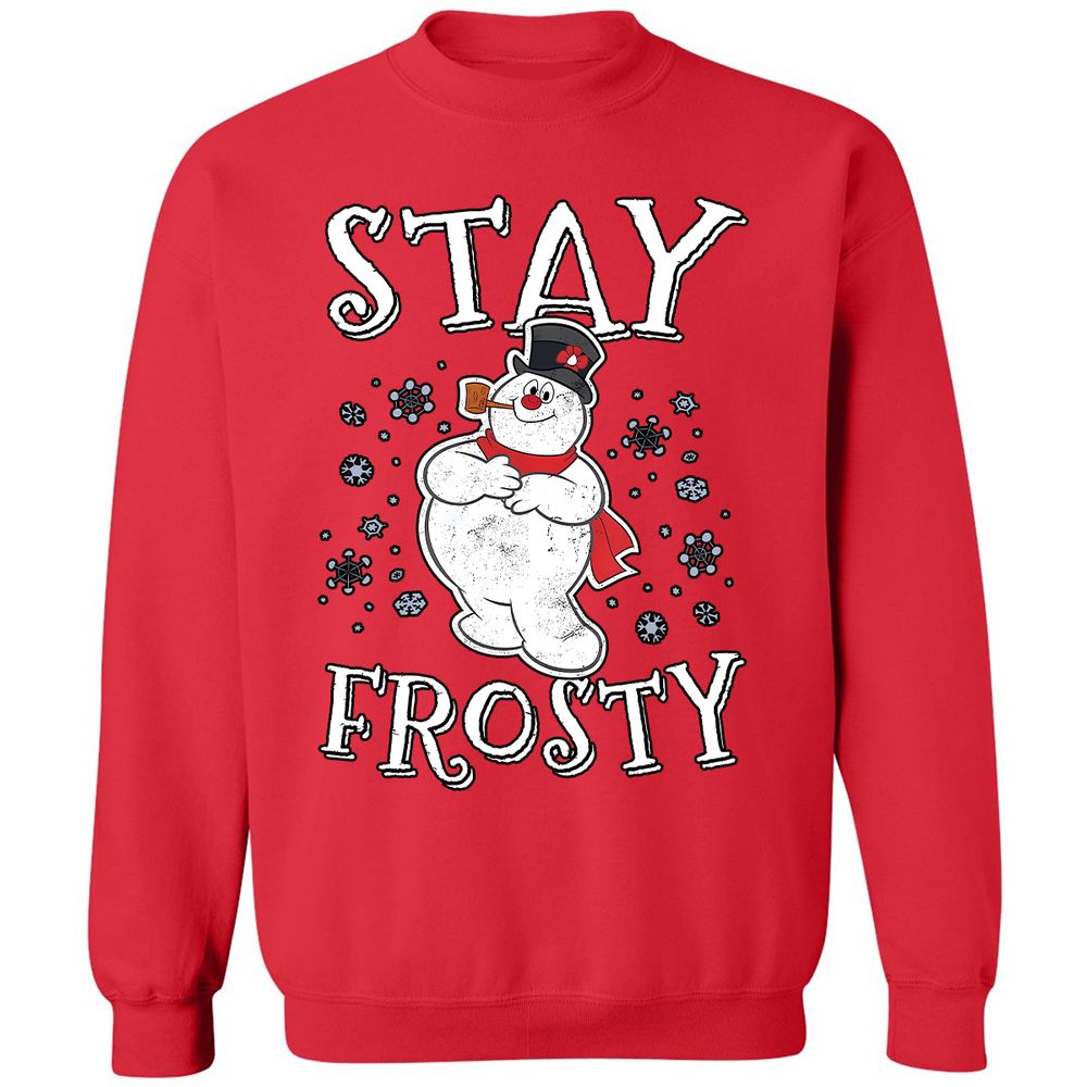 Classic Unisex Sweatshirt - PZ5HSQEW - Red - 5