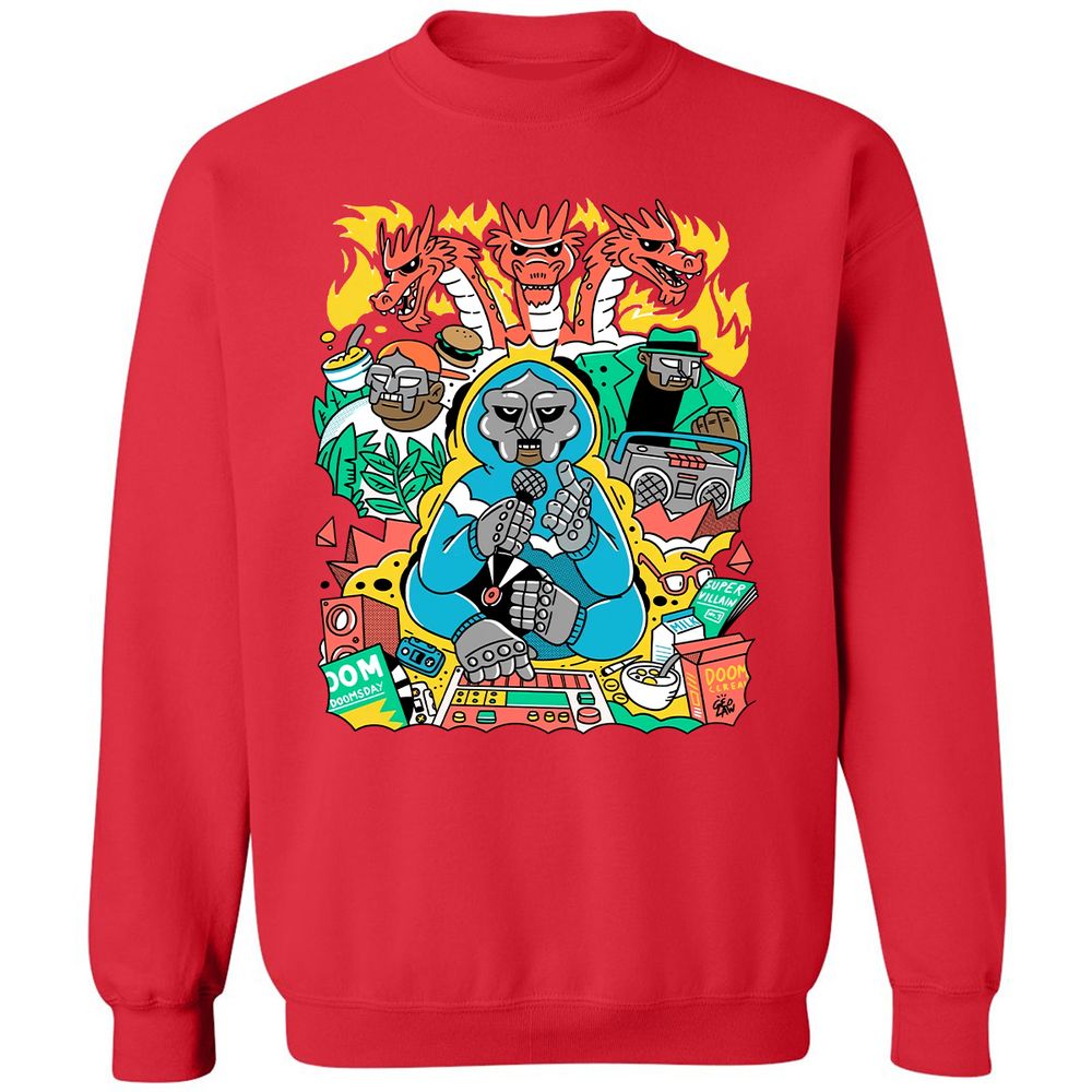 Classic Unisex Sweatshirt - DAW5XJXM - Red - 5
