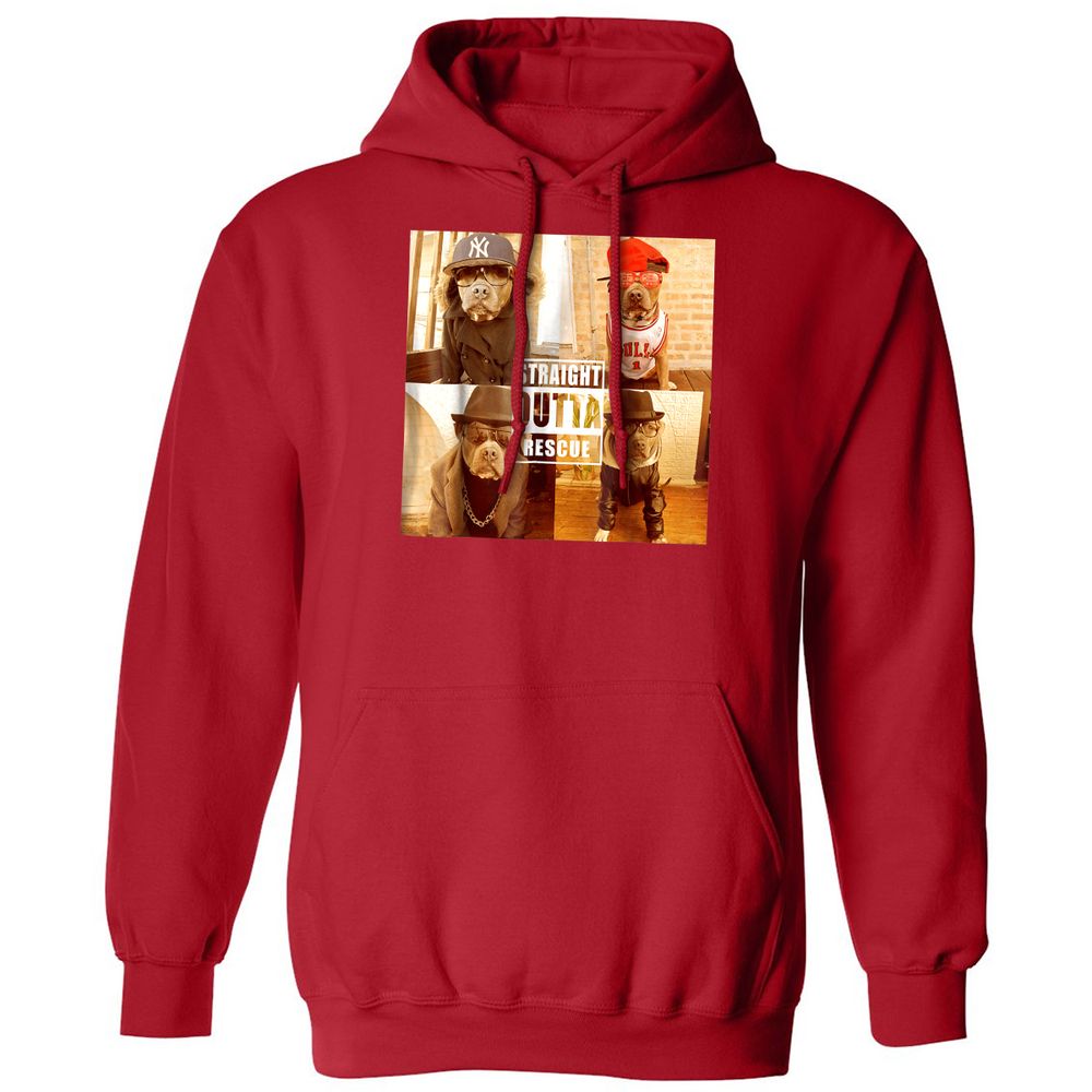 Classic Unisex Hoodie - WT3L8XEW - Red - 5