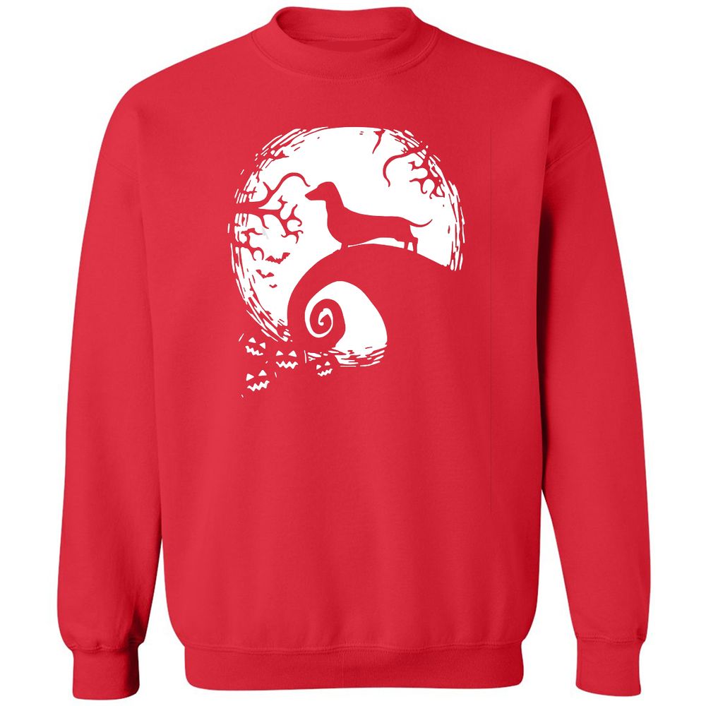 Classic Unisex Sweatshirt - SFM7QZTT - Red - 5