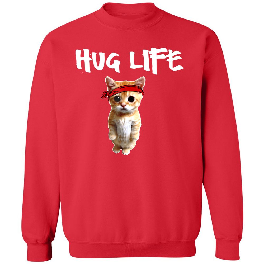 Classic Unisex Sweatshirt - WA42NXLE - Red - 5