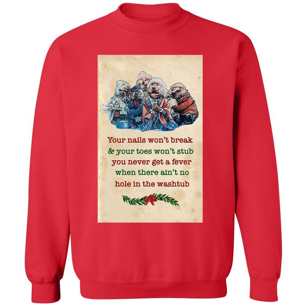 Classic Unisex Sweatshirt - F2NTFJYB - Red - 5