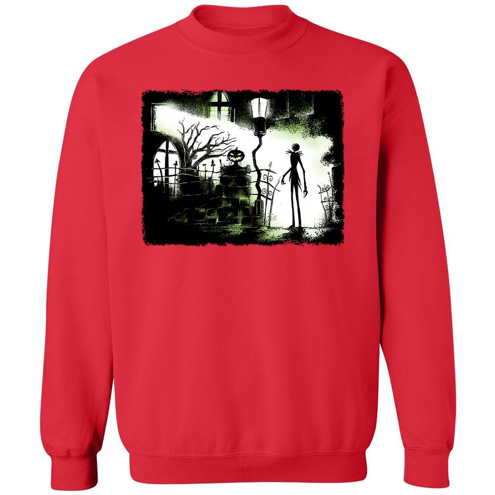 Classic Unisex Sweatshirt - Black - Red - 5