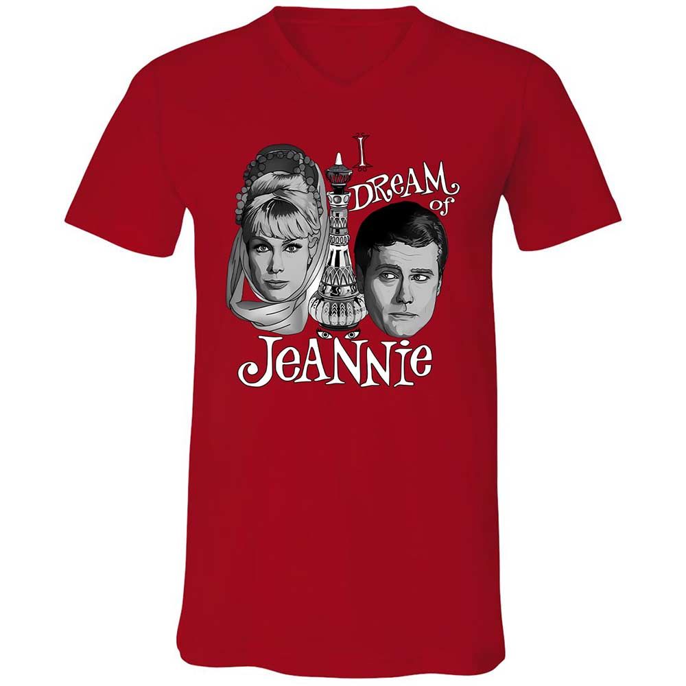 Unisex V-Neck T-Shirt - MGXZH87T - Red - 5