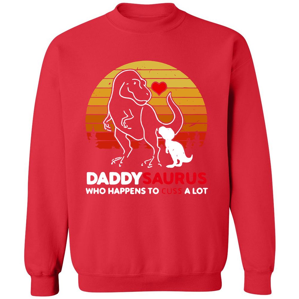 Classic Unisex Sweatshirt - 3LKXVD5J - Red - 5