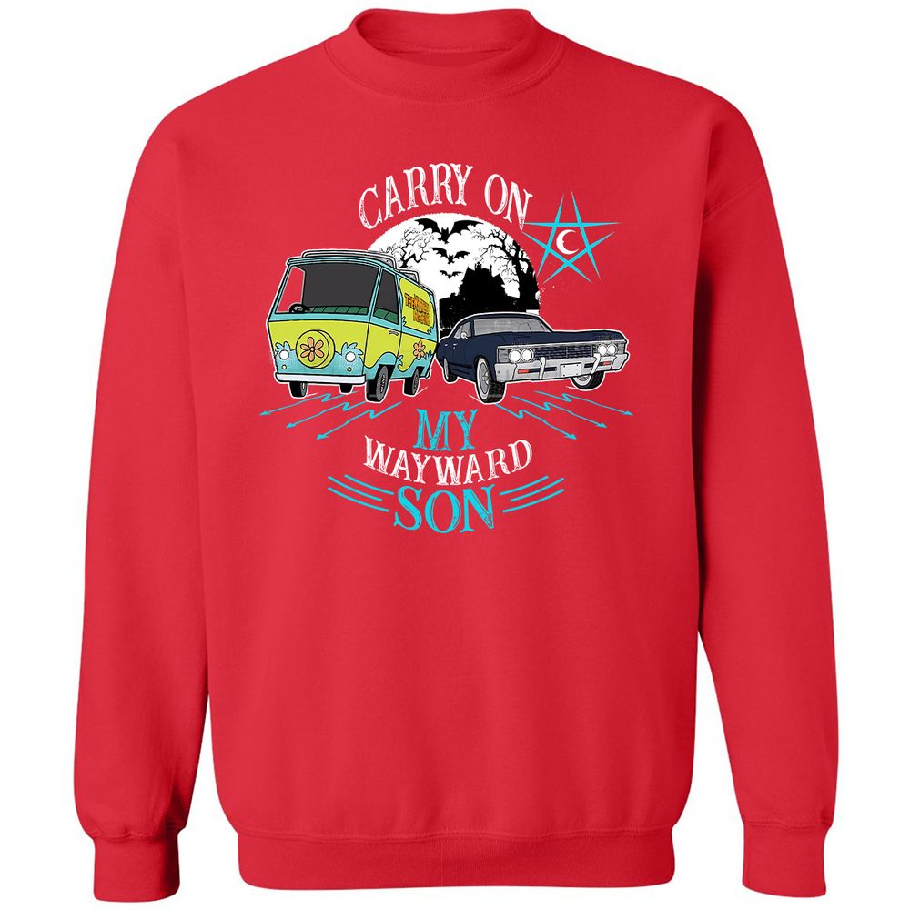 Classic Unisex Sweatshirt - UPKXTGYD - Red - 5