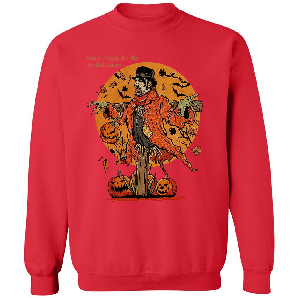 Classic Unisex Sweatshirt - 5K1EHUEZ - Red - 5