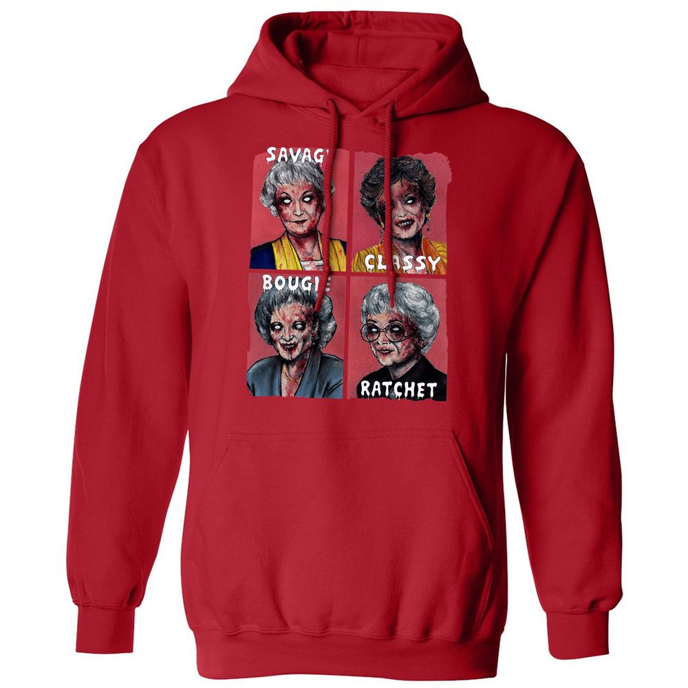 Classic Unisex Hoodie - 6FM9UL62 - Red - 5