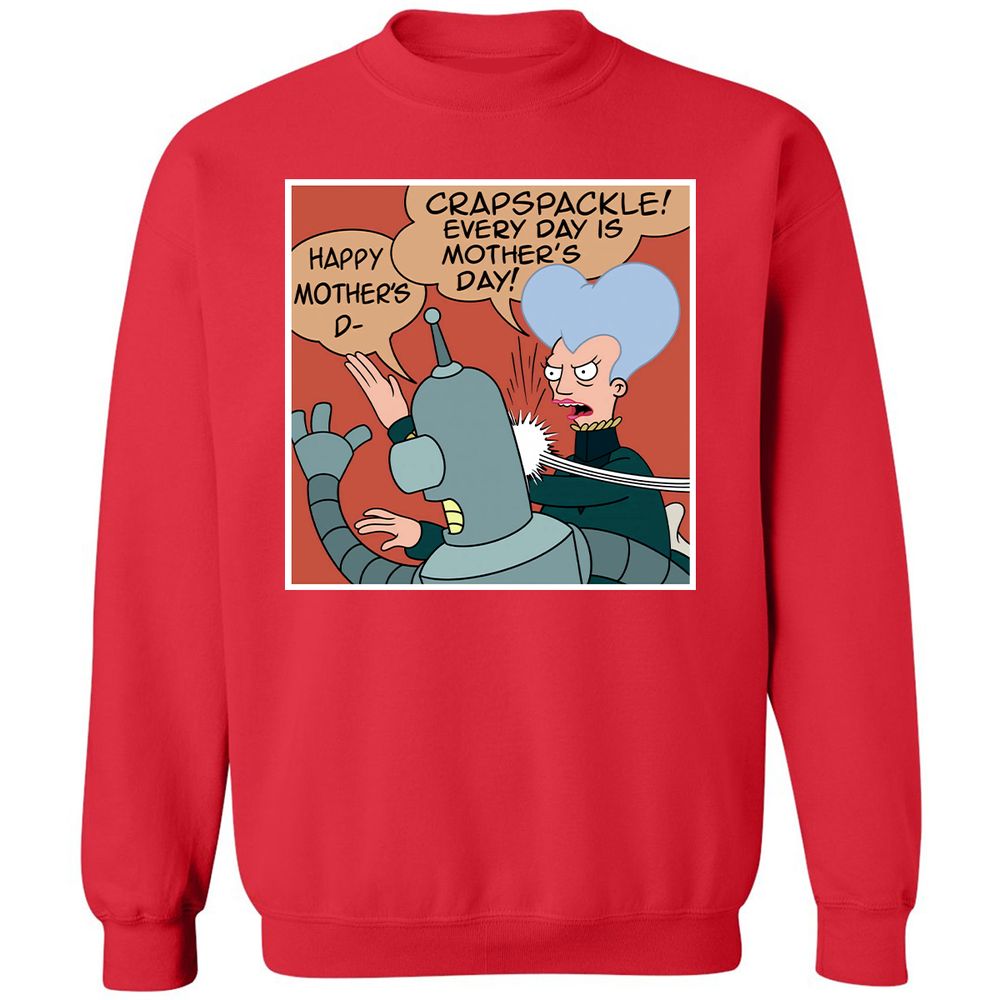 Classic Unisex Sweatshirt - 9AACLGGR - Red - 5
