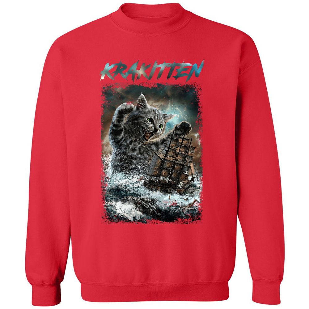 Classic Unisex Sweatshirt - 255ZG5QG - Red - 5