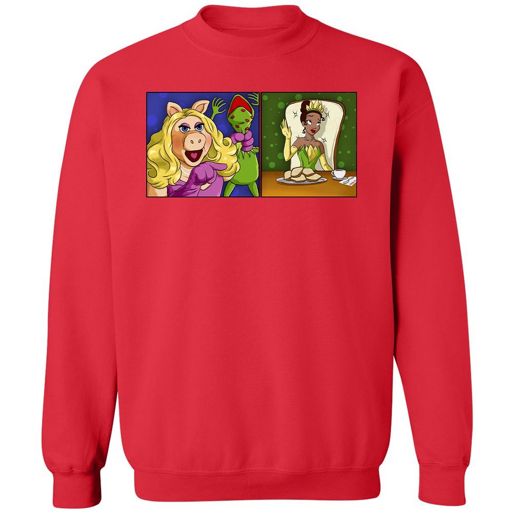 Classic Unisex Sweatshirt - E64HRR5K - Red - 5