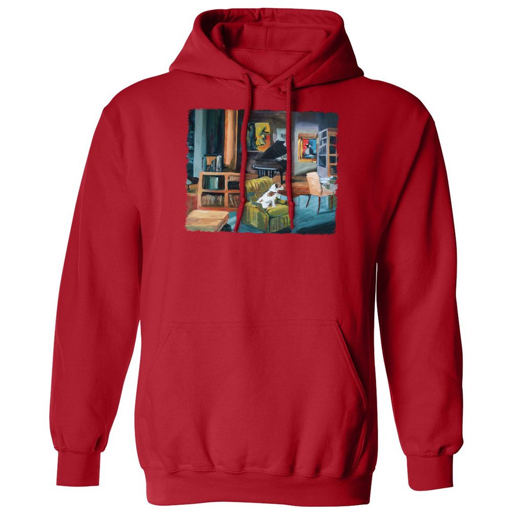 Classic Unisex Hoodie - RFRY5CAH - Red - 5
