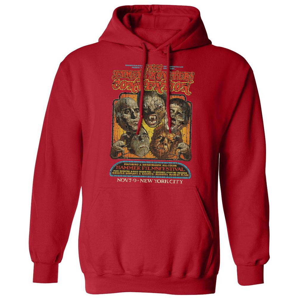 Classic Unisex Hoodie - 6BQ1VKDC - Red - 5