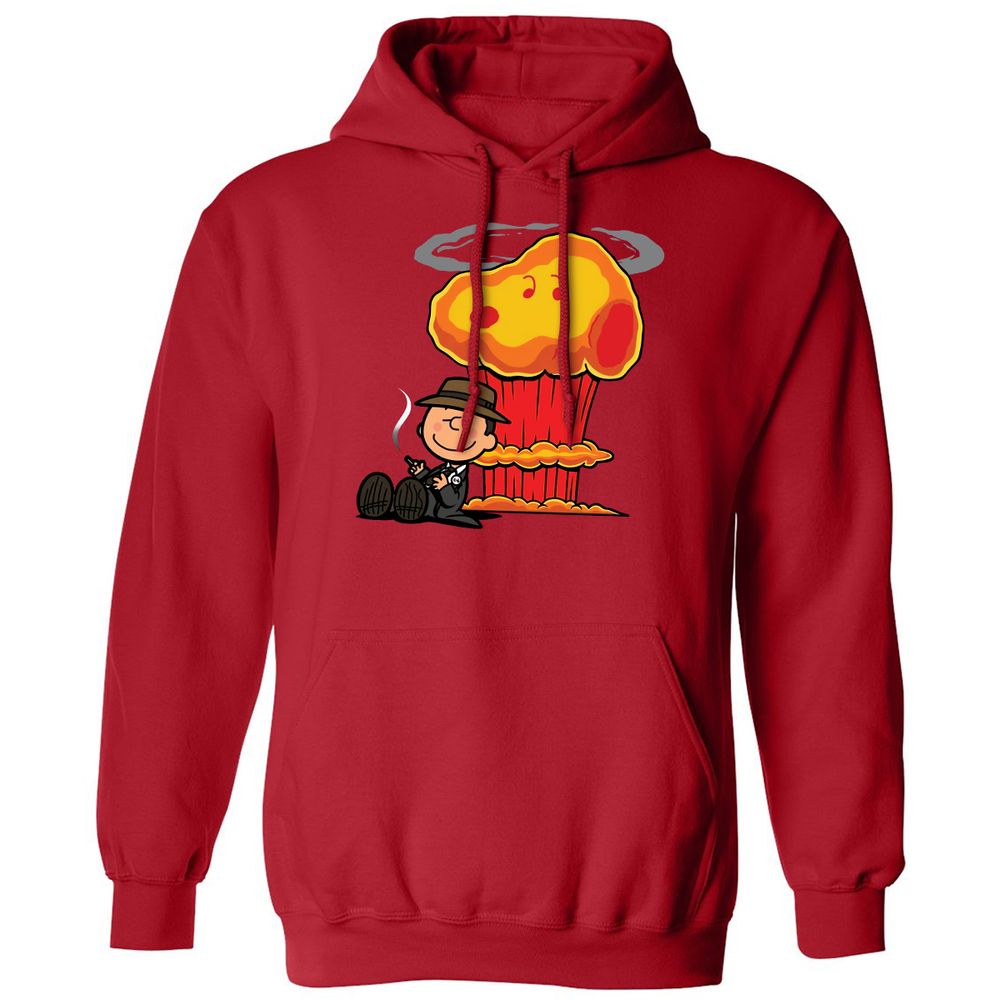 Classic Unisex Hoodie - QN4NGD7U - Red - 5