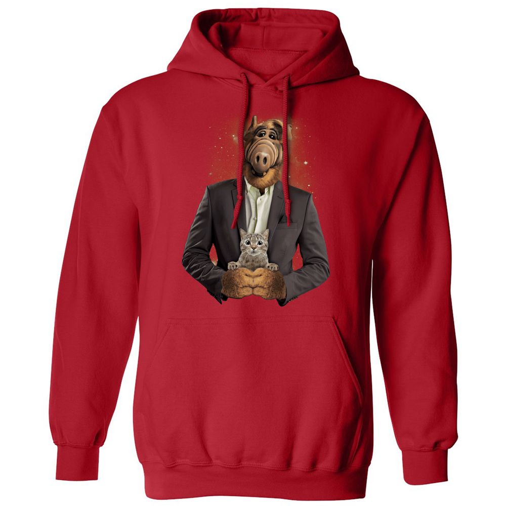 Classic Unisex Hoodie - S5J3W2GM - Red - 5