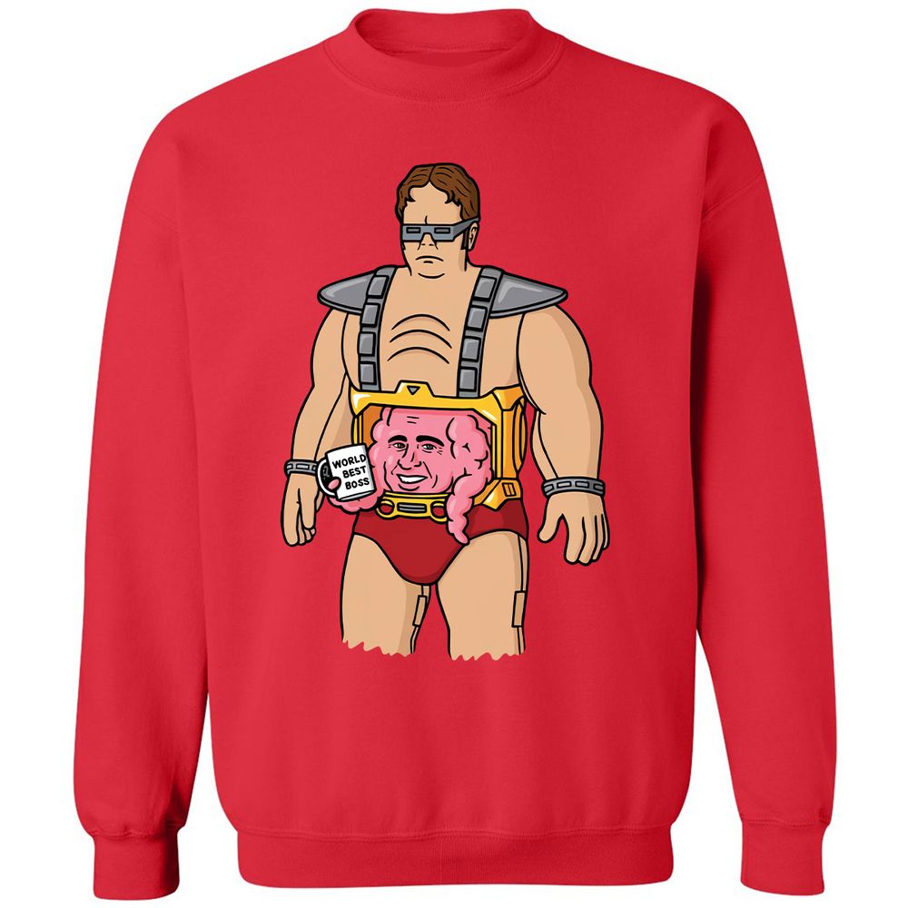 Classic Unisex Sweatshirt - VQZYWKEE - Red - 5