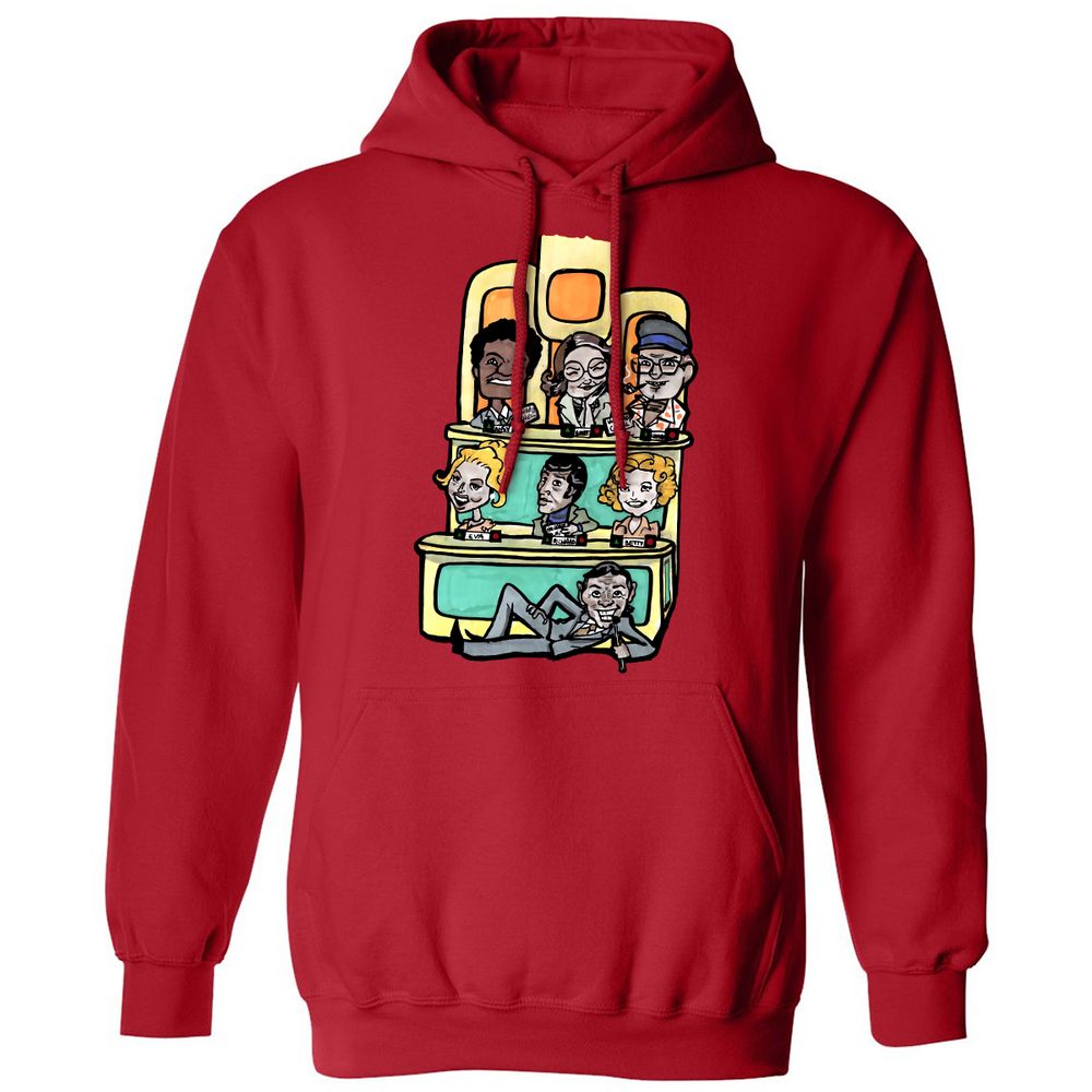 Classic Unisex Hoodie - XJBP51B9 - Red - 5